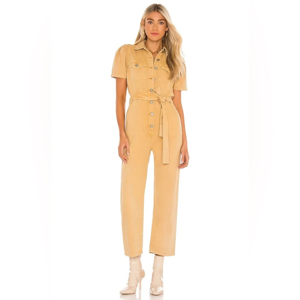 The Vincent Jumpsuit in Gold Rush